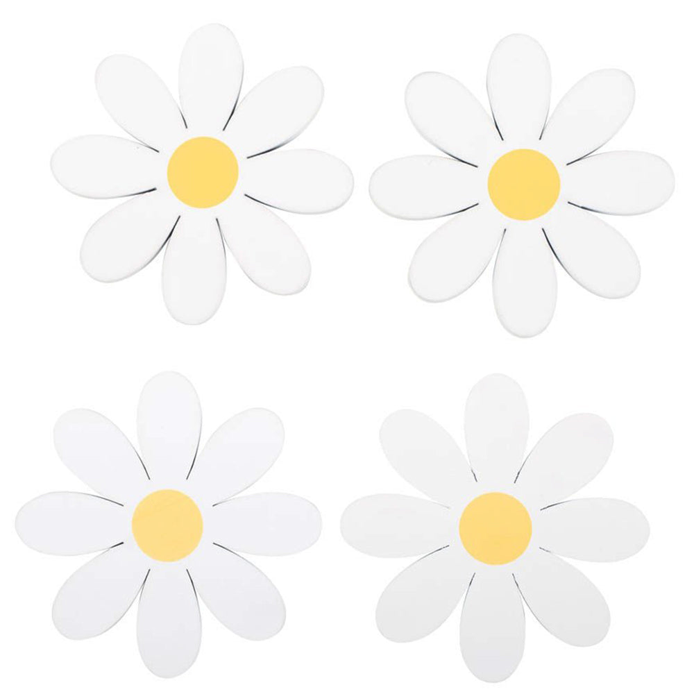 Daisy Shaped Coasters | Set of 4 | Lovely Gift