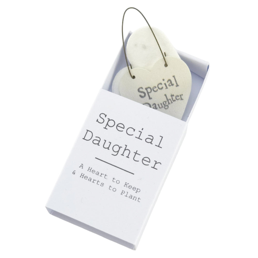 Special Daughter | Hearts to Keep and to Plant | Cracker Filler | Mini Gift