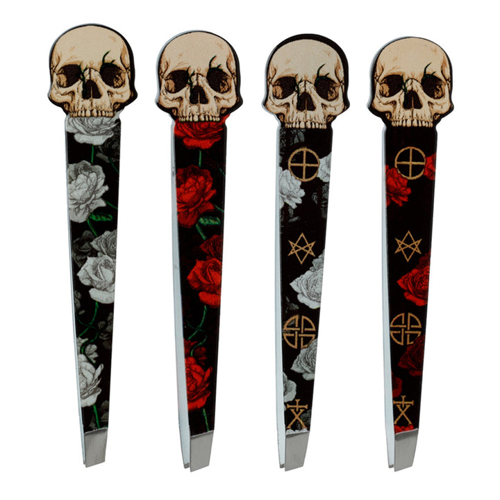 Skulls and Roses Tweezers | Gothic | Single | Mini Gift | Cracker Fillers