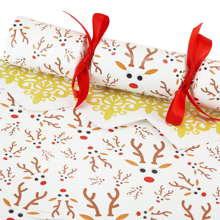 Googly Rudolph | Christmas Cracker Making Craft Kit | Make &amp; Fill Your Own
