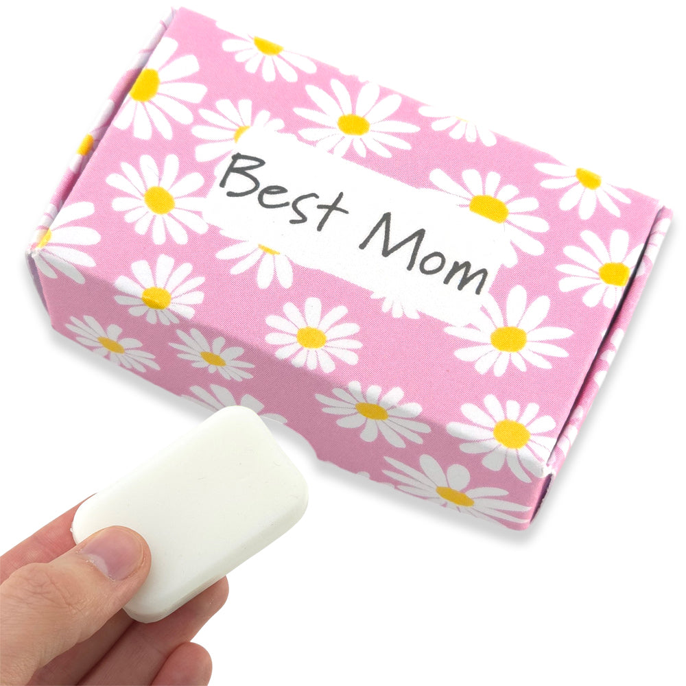 For Mums | Tea Rose &amp; Peony | 20g Travel Soap Bar | Little Gift | Cracker Filler