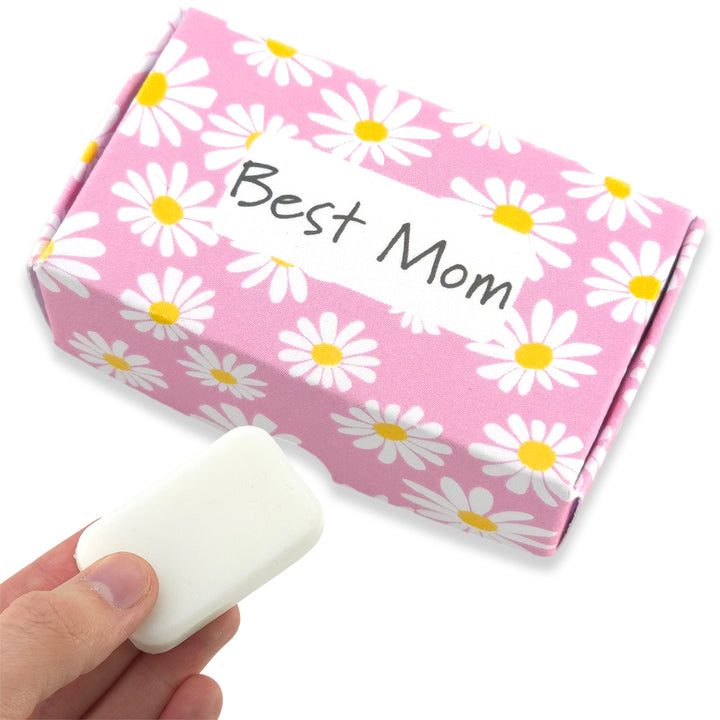 For Mums | Tea Rose &amp; Peony | 20g Travel Soap Bar | Little Gift | Cracker Filler