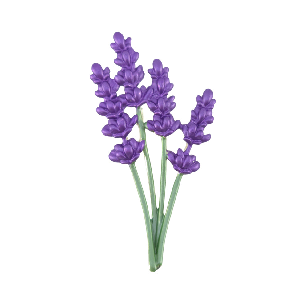 Lavender Flower Brooch | 5cm Tall | Little Gift for Ladies | Cracker Filler