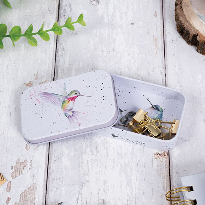 Humming Bird | 9cm Wrendale Lidded Tin | Cracker Filler | Little Gift