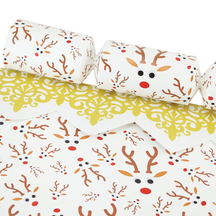 Googly Rudolph | Christmas Cracker Making Craft Kit | Make &amp; Fill Your Own