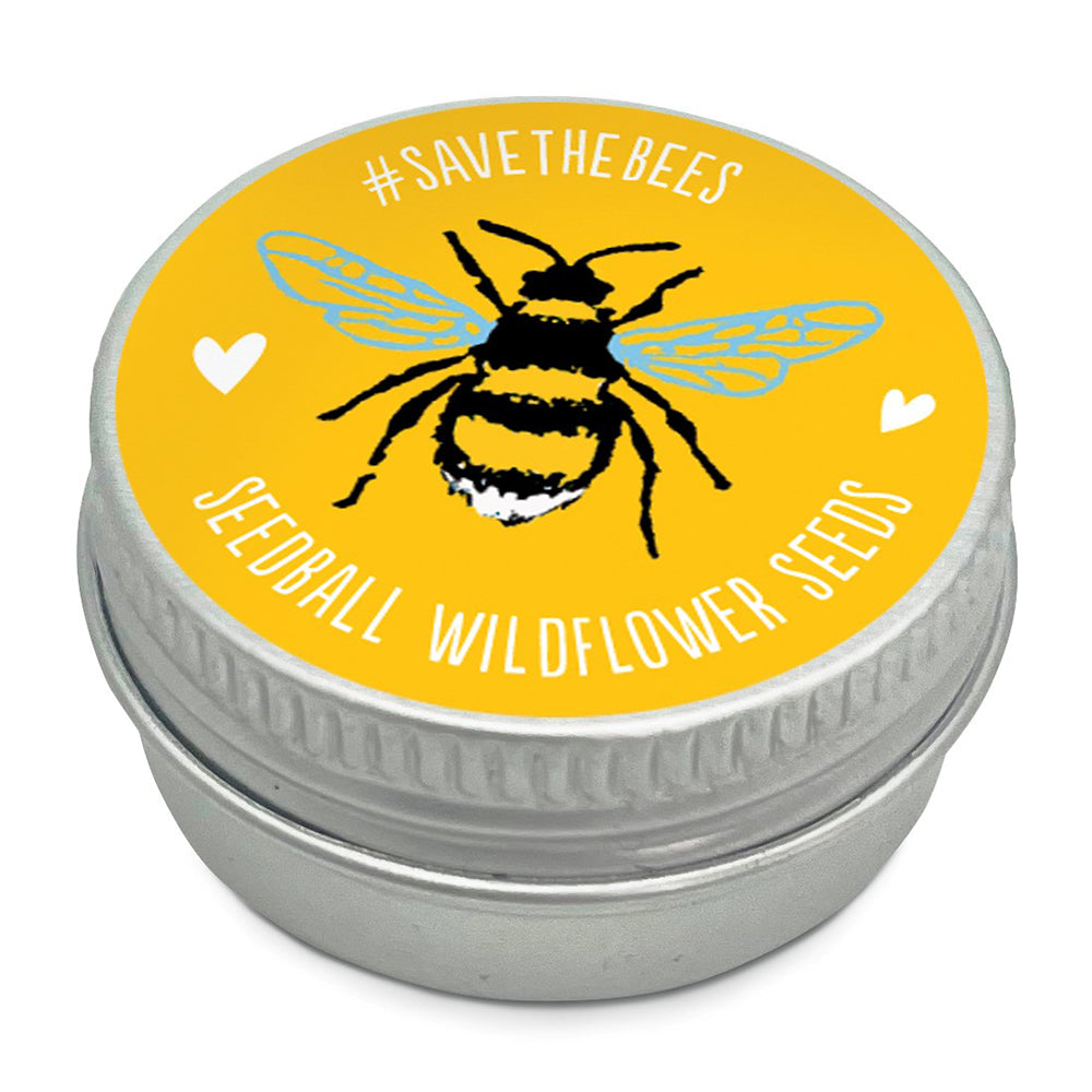 Save The Bees | Seedball Tin | Mini Gift | Cracker Filler