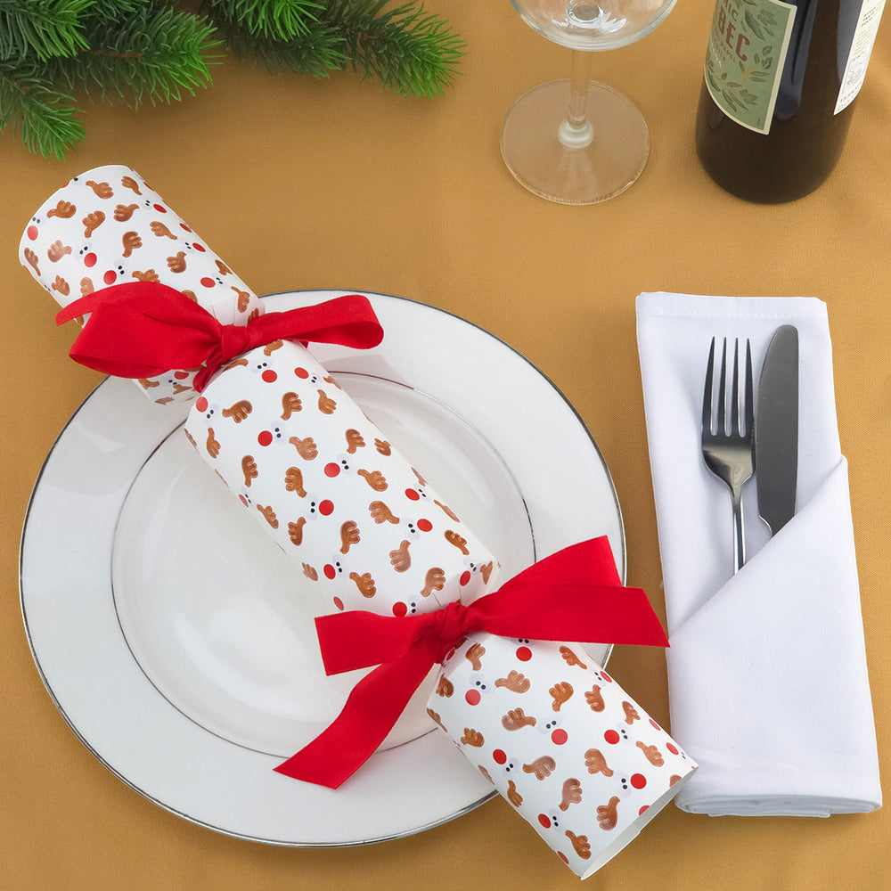 Cheeky Rudolph | Eco Christmas Cracker Making Kit | Make &amp; Fill Your Own