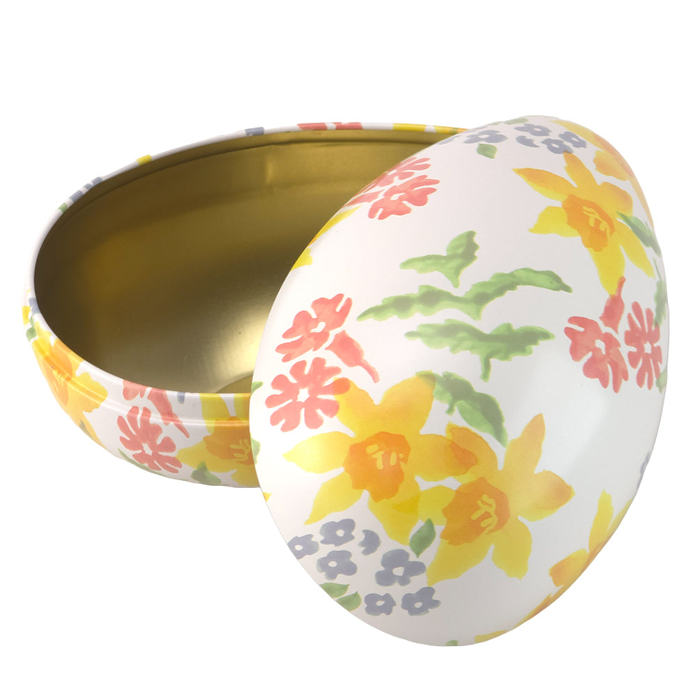 Daffodils | Large Two Part Metal Easter Egg | Emma Bridgewater | Fillable Gift