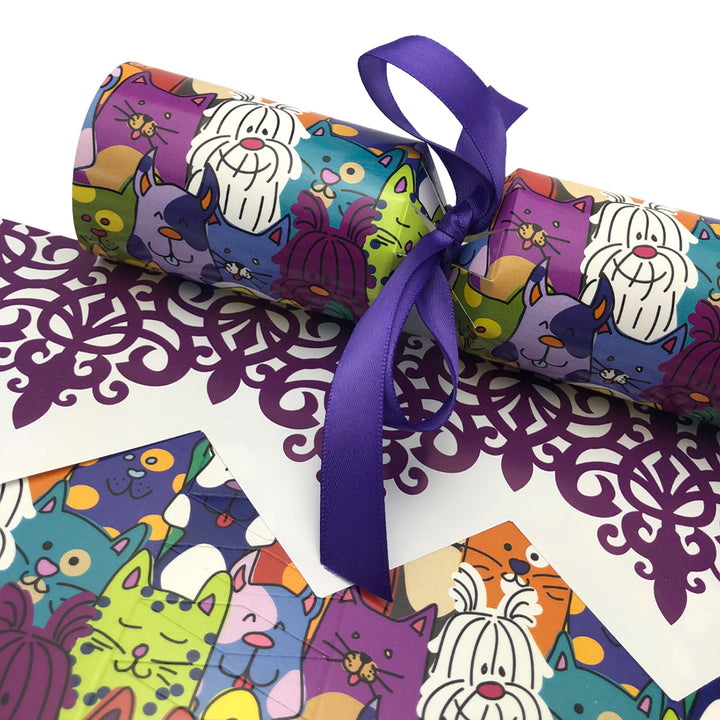 Colourful Pets | Dogs &amp; Cats | Cracker Making Craft Kit | Make &amp; Fill Your Own