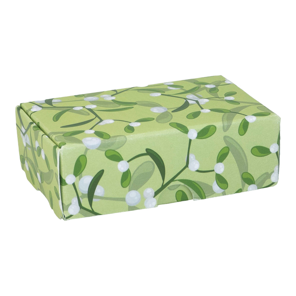 Simply Mistletoe | Mini Gift Box | Soap Bar Sized | 6 Boxes | 57x88x30mm