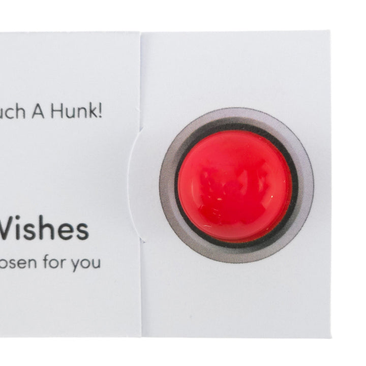 STOP Being Such a Hunk | Button Wishes Sew On Token | Mini Gift | Cracker Filler