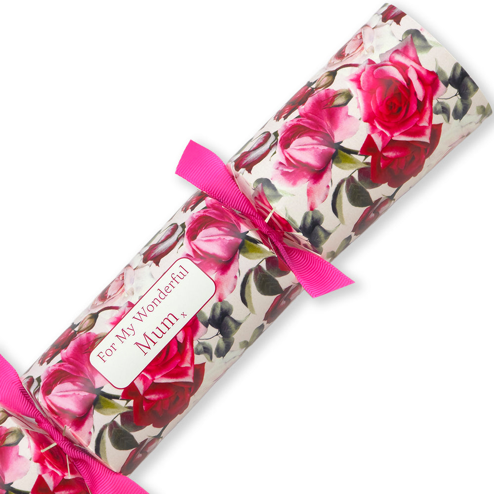 For My Wonderful Mum | Mother's Day Cracker Craft Kit | Perfect Rose | Single