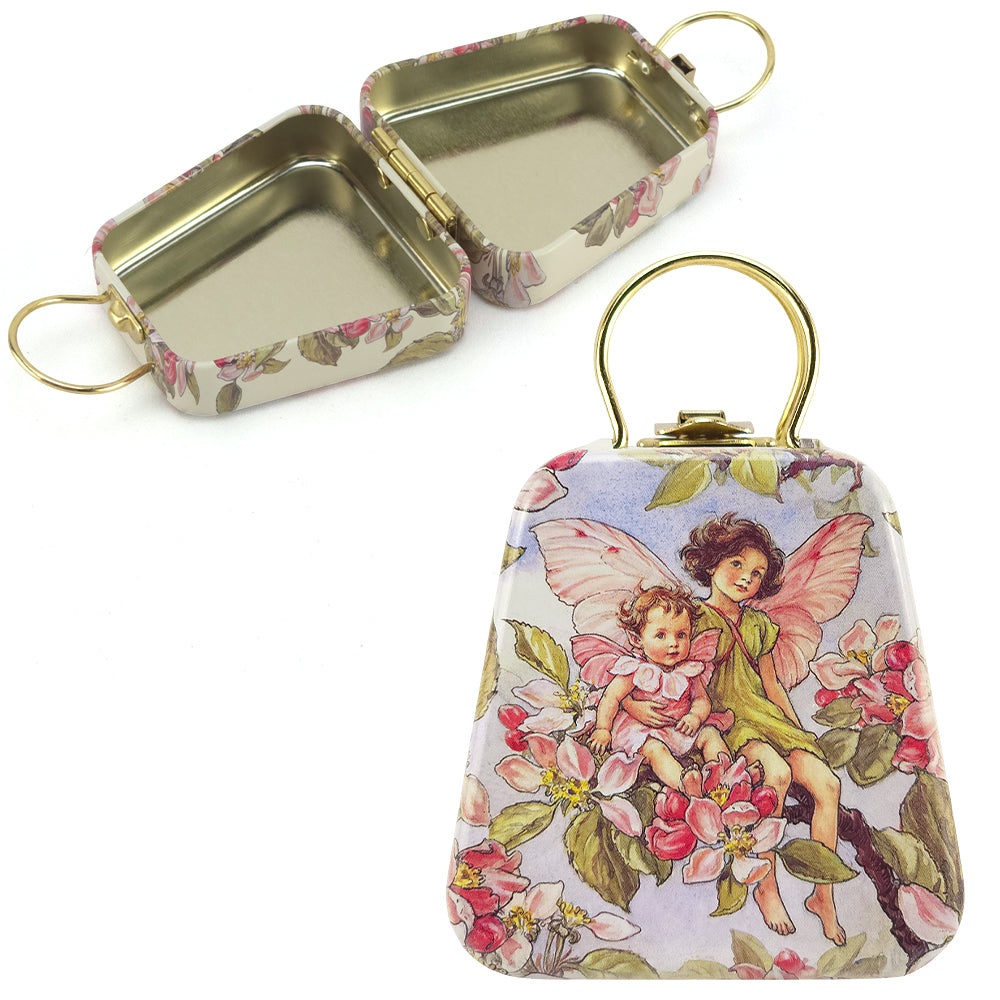 Flower Fairies | Mini Tin Handbag | 6.5cm Tall | Little Gift