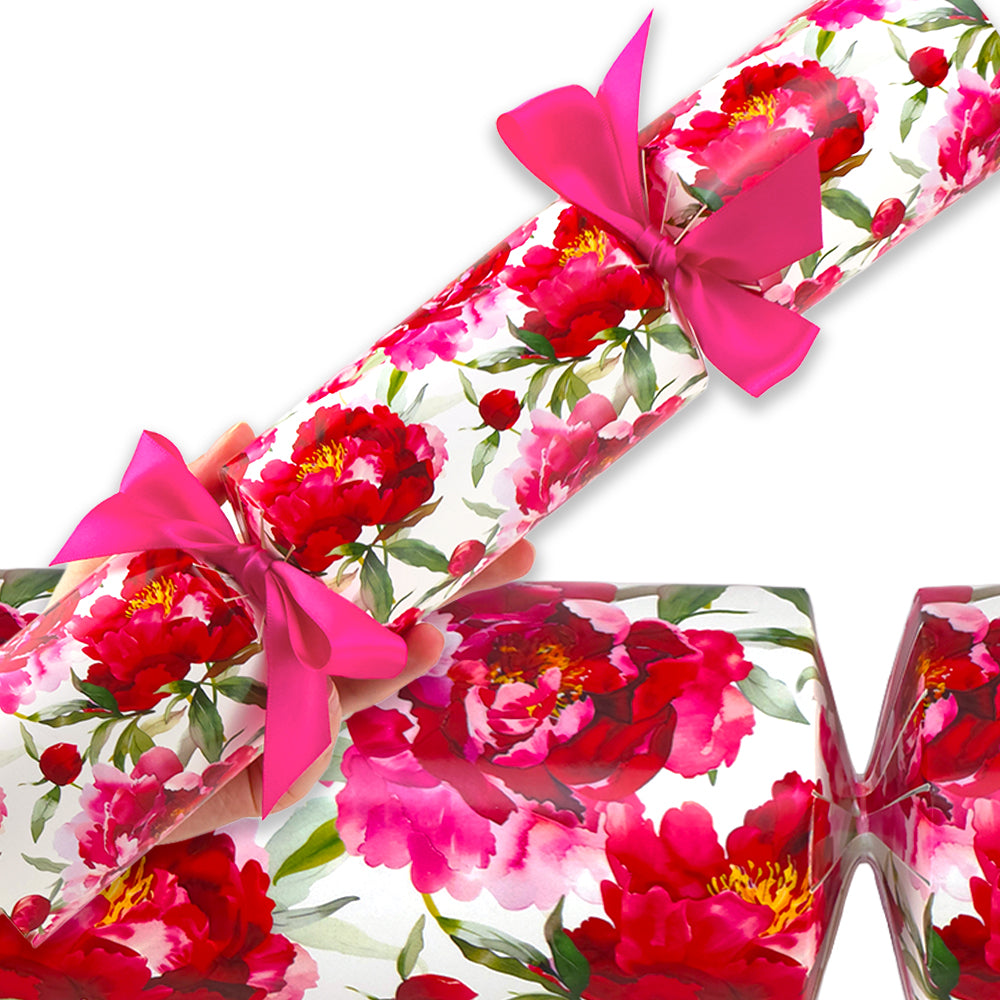 Pink Peonies | Cracker Making Craft Kit | Make Your Own
