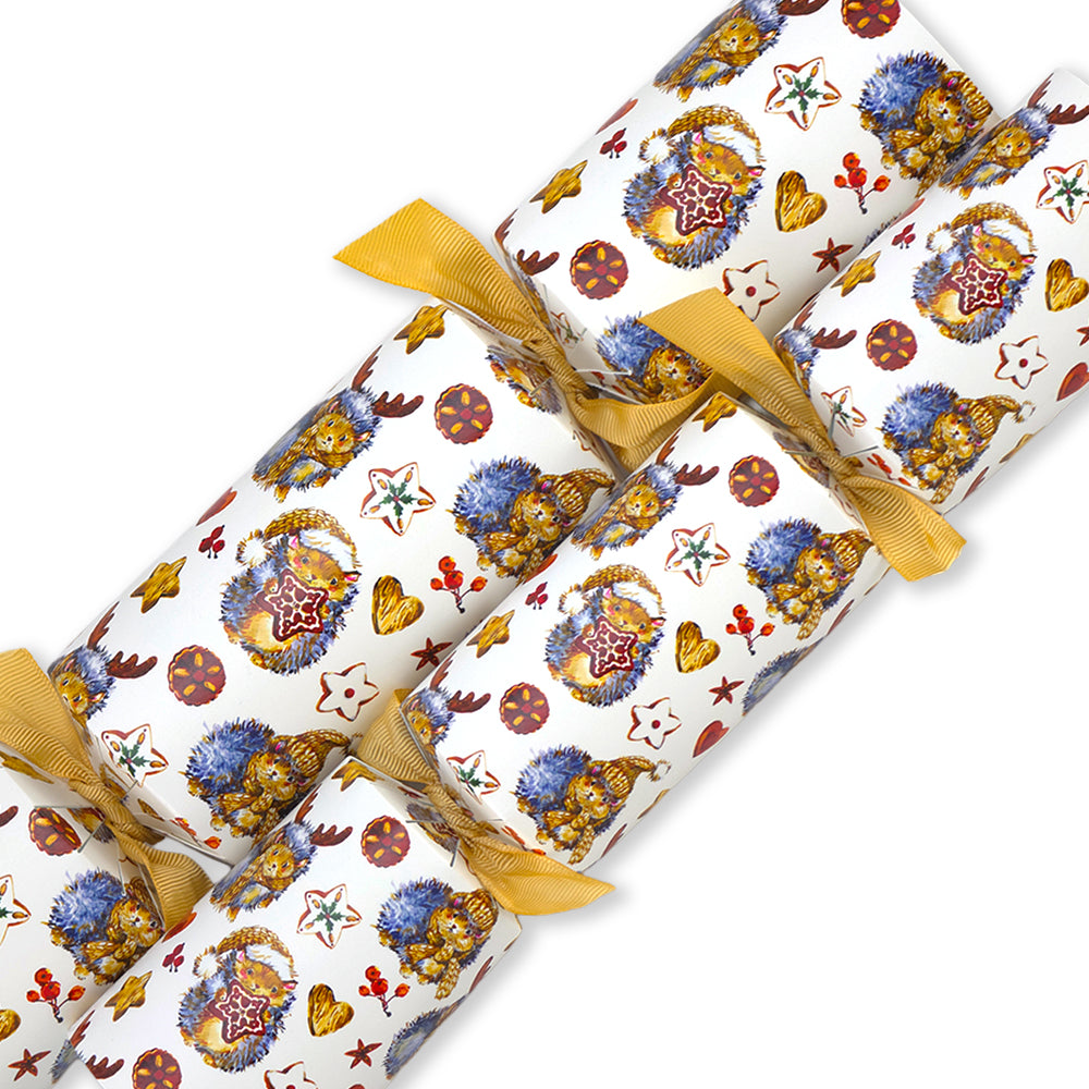 Cute Christmas Hedgehogs | Cracker Making Craft Kit | Make & Fill Your Own
