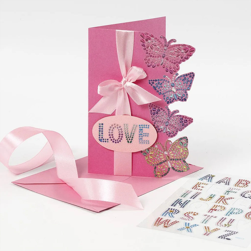 Butterflies | Jewelled Diamond Stickers | For Kids & Adults