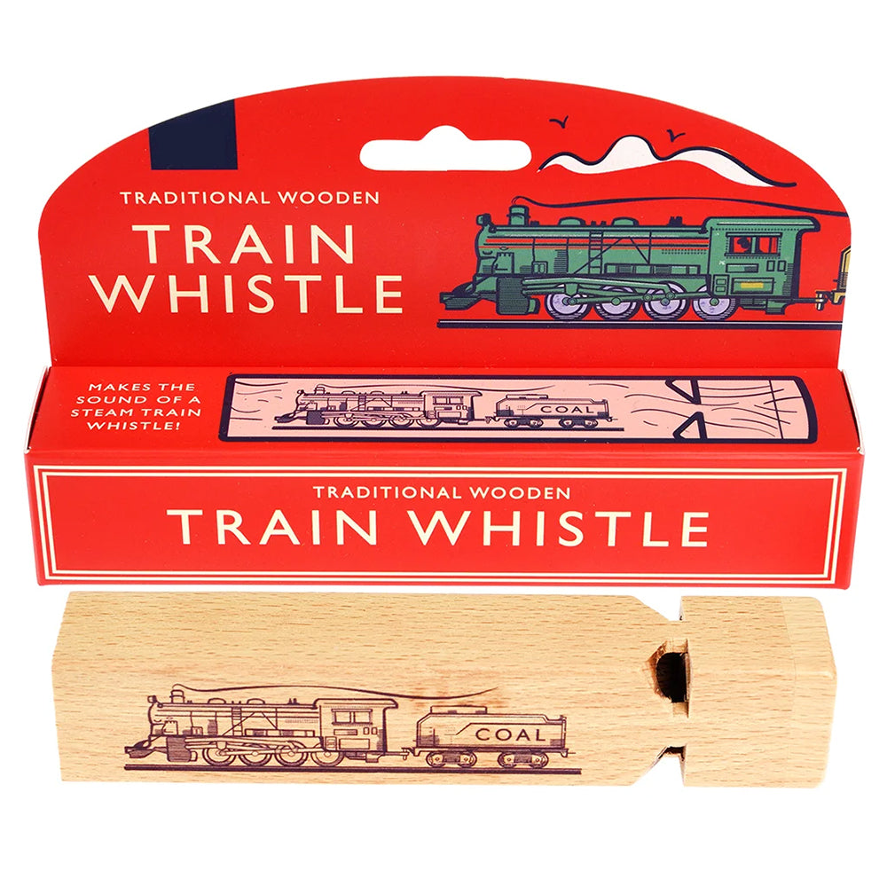 Traditional Wooden Train Whistle | Retro Feel Kids Gift Idea
