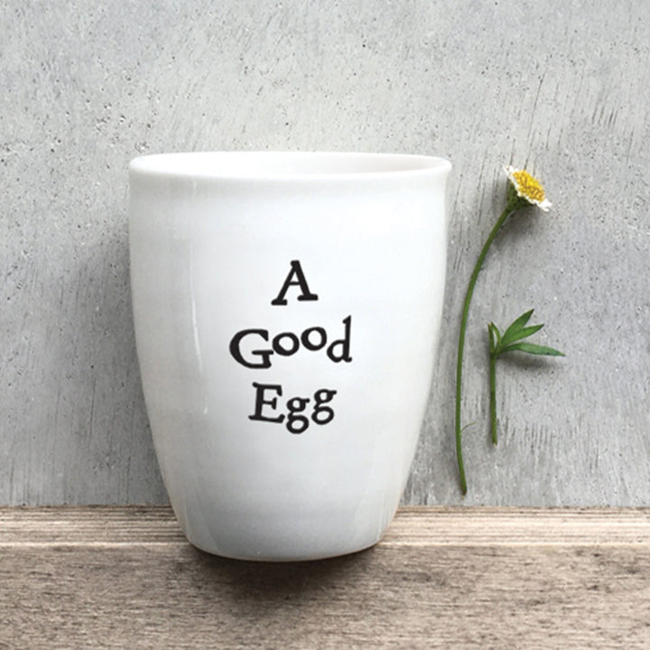 A Good Egg | Porcelain Egg Cup | Little Easter Gift Idea