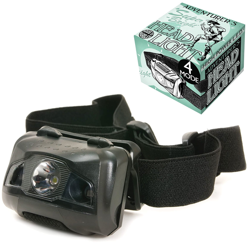 Adventurer's Headlight | 4 Modes | Battery Head Torch for Kids | Little Gift