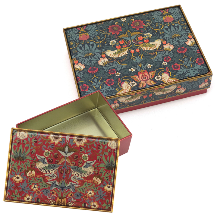 Strawberry Thief | Small Chocolate Box Tins | William Morris | Small or Medium