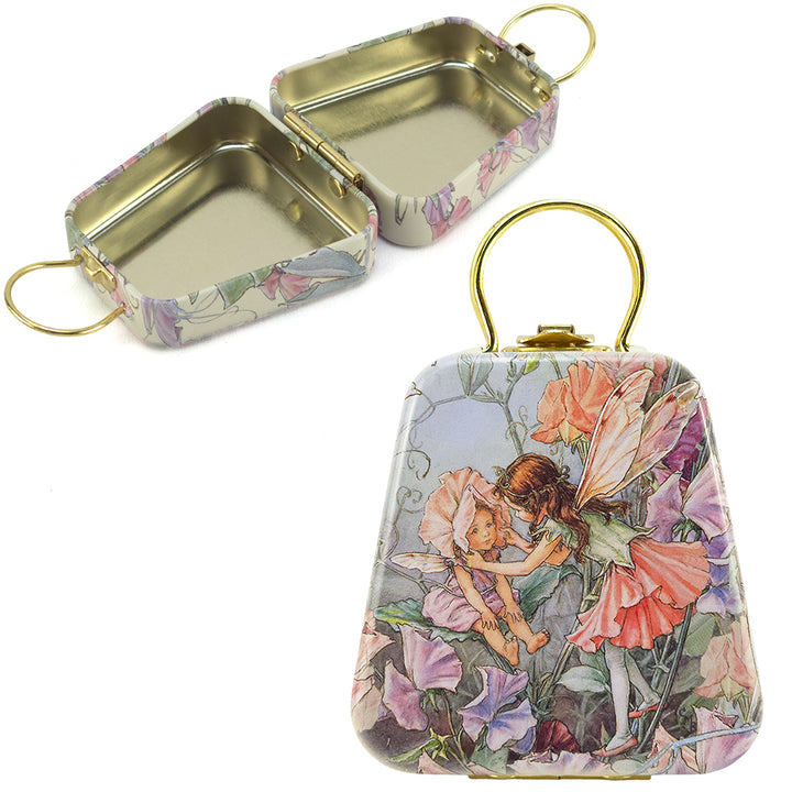 Flower Fairies | Mini Tin Handbag | 6.5cm Tall | Little Gift