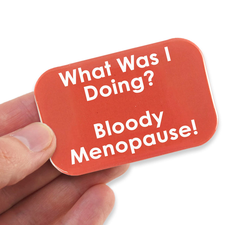 What Was I Doing? | Fridge Magnet | Fun Menopausal Mini Gift | Cracker Filler