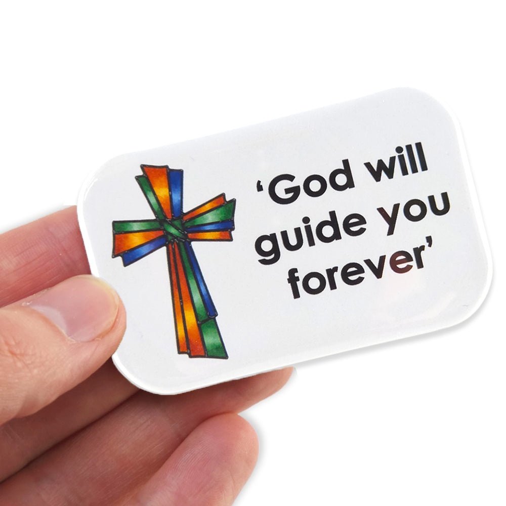 God will guide you forever | Fridge Magnet | Cracker Filler | Little Faith Gift