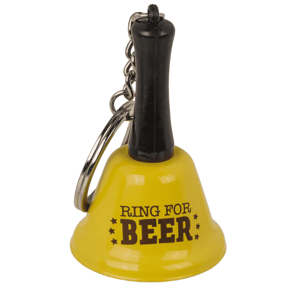 Ring for Beer | Mini Handbell Keyring | Little Gift | Cracker Filler