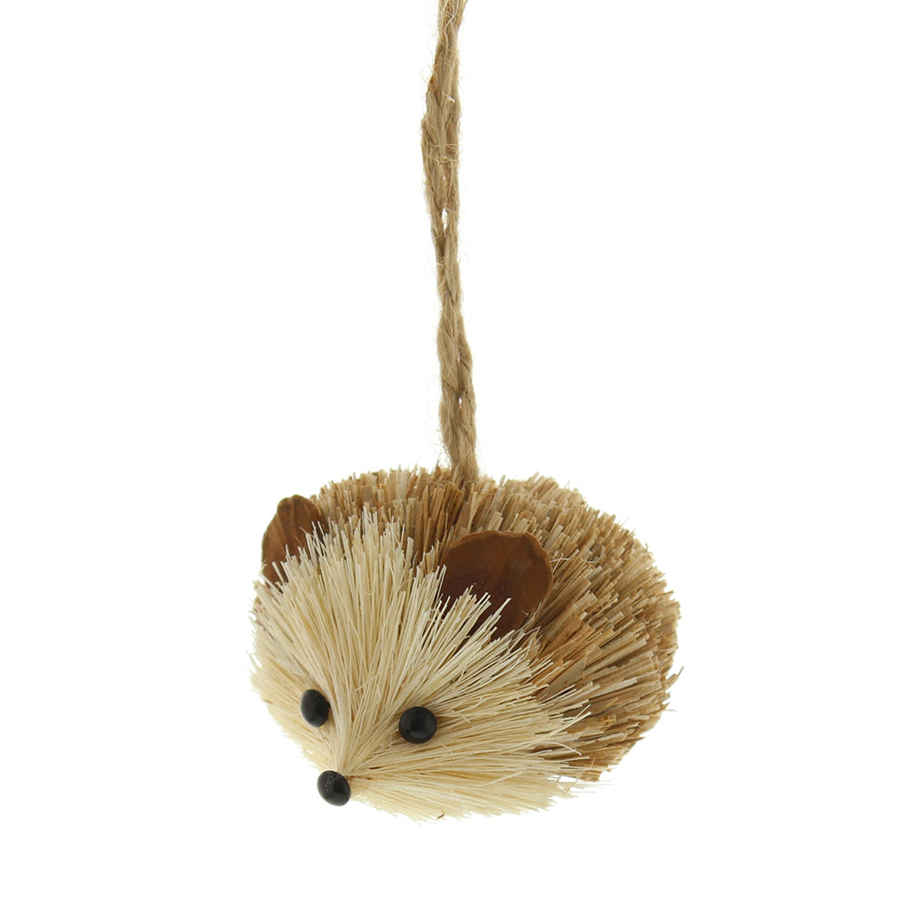 Bristle Hedgehog | Hanging Ornament | Mini Gift | Cracker Filler