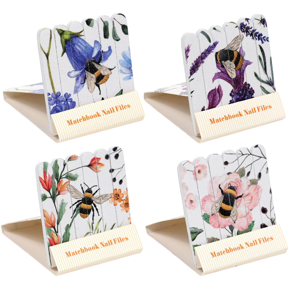 Bee Meadow | Matchbox Style Nail Files | Single | Little Gift | Cracker Filler