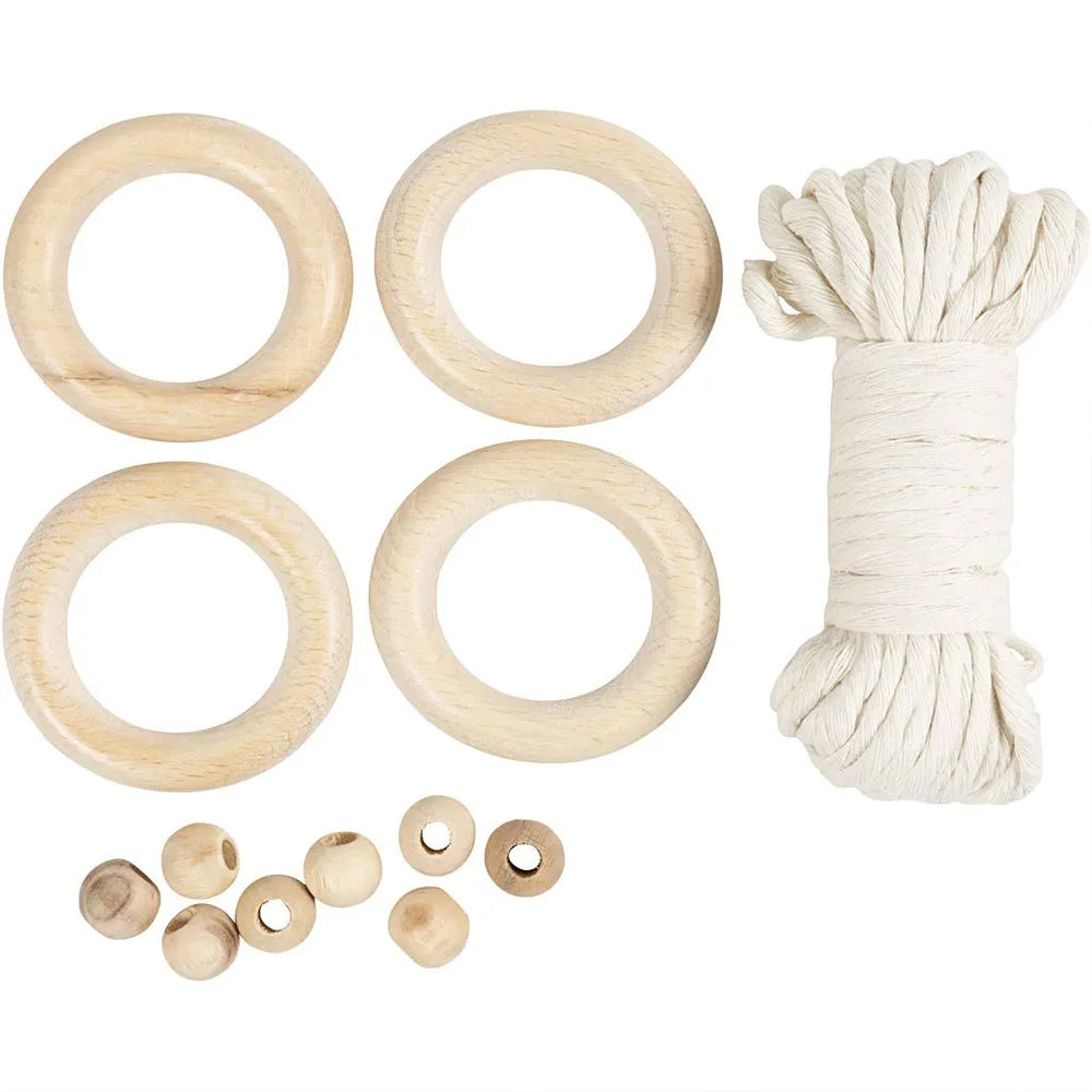 Macrame Napkin Rings | Craft Kit | Makes 4