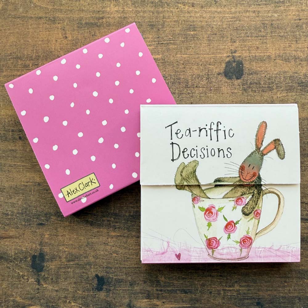 Tea-rrific Decisions | Mini Notepad | Magnetic Shut | Little Gift