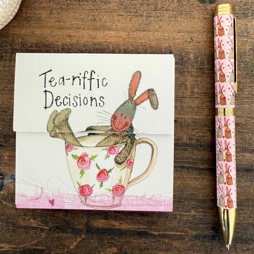 Tea-rrific Decisions | Mini Notepad | Magnetic Shut | Little Gift