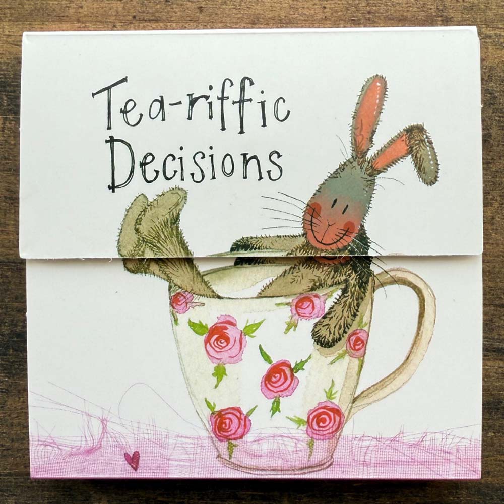 Tea-rrific Decisions | Mini Notepad | Magnetic Shut | Little Gift