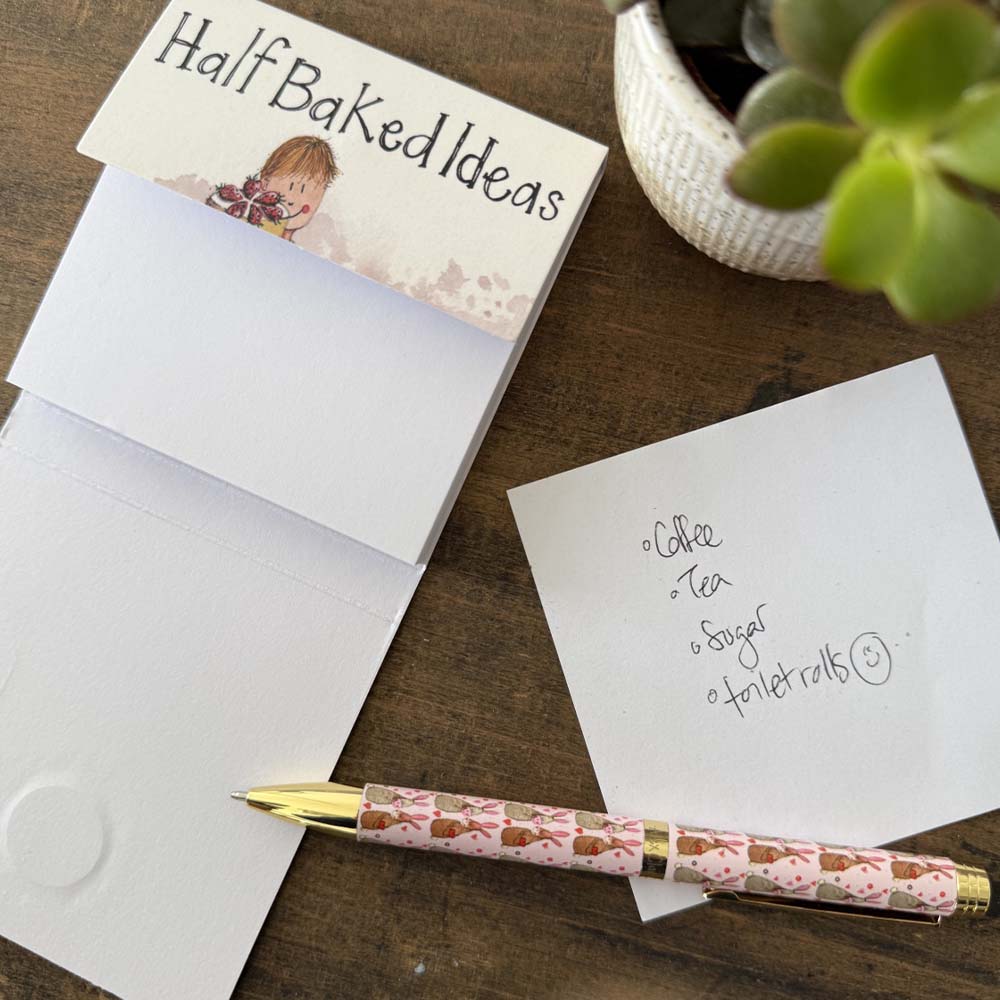Half Baked Ideas | Mini Kitchen Notepad | Magnetic Shut | Little Gift