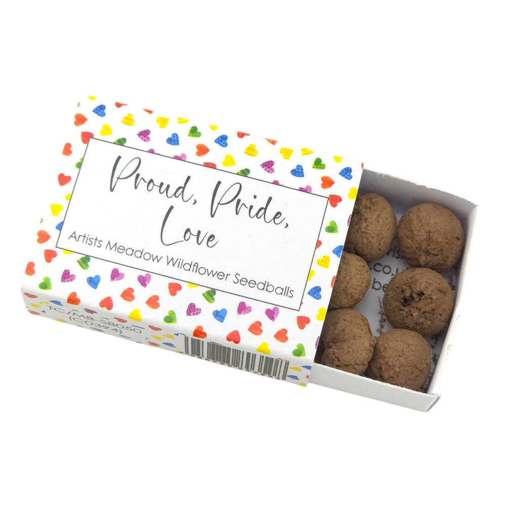 Proud, Pride, Love | Artist Mix | Seedball Box | Cracker Filler | Mini Gift