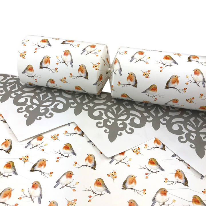 Watercolour Robin | Christmas Cracker Making Craft Kit | Make &amp; Fill Your Own