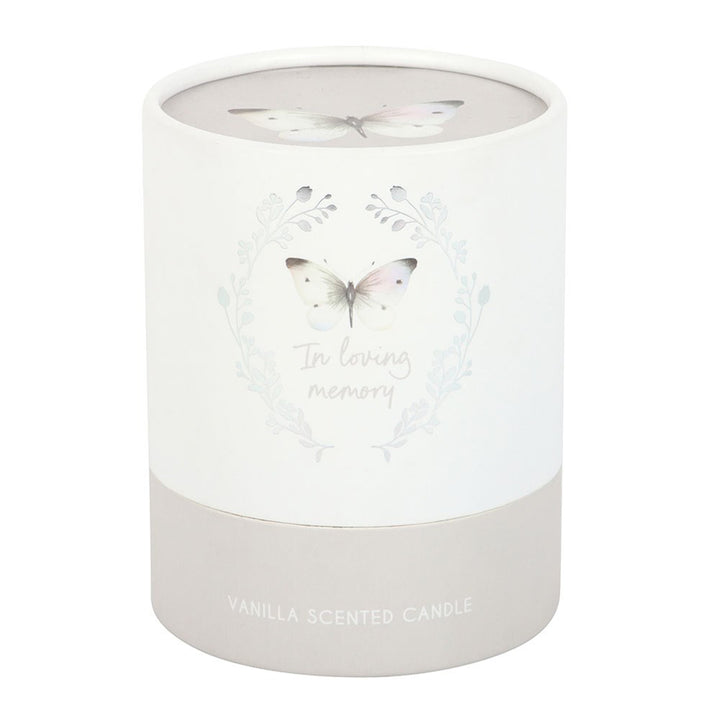 In Loving Memory Butterfly | Vanilla Scented Candle | 35hr Burn | Remembrance