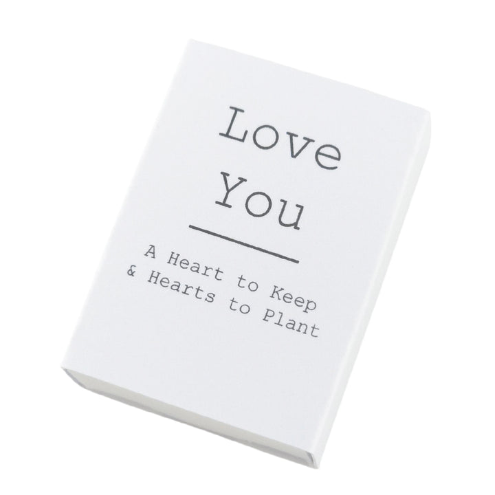 Love You | Hearts to Keep and to Plant | Cracker Filler | Mini Gift