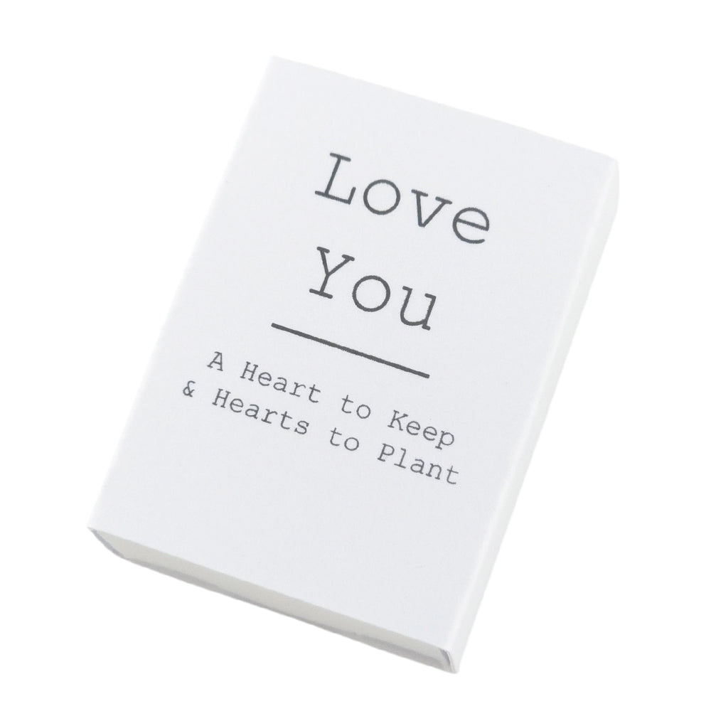 Love You | Hearts to Keep and to Plant | Cracker Filler | Little Gift