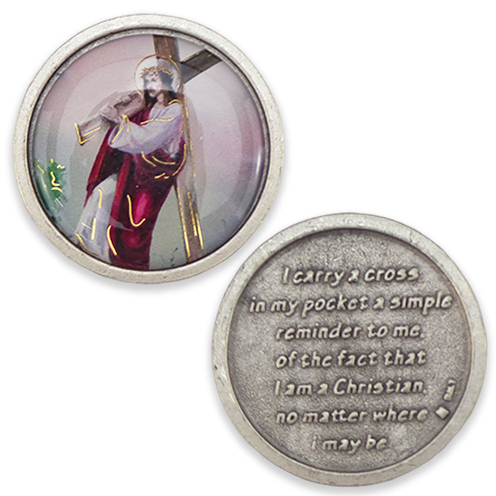Cross in my Pocket | Metal Pocket Token | Mini Gift | Cracker Filler
