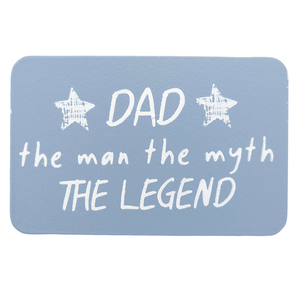 Dad - The Man, The Myth | Printed Tin Magnet | Little Gift | Cracker Filler