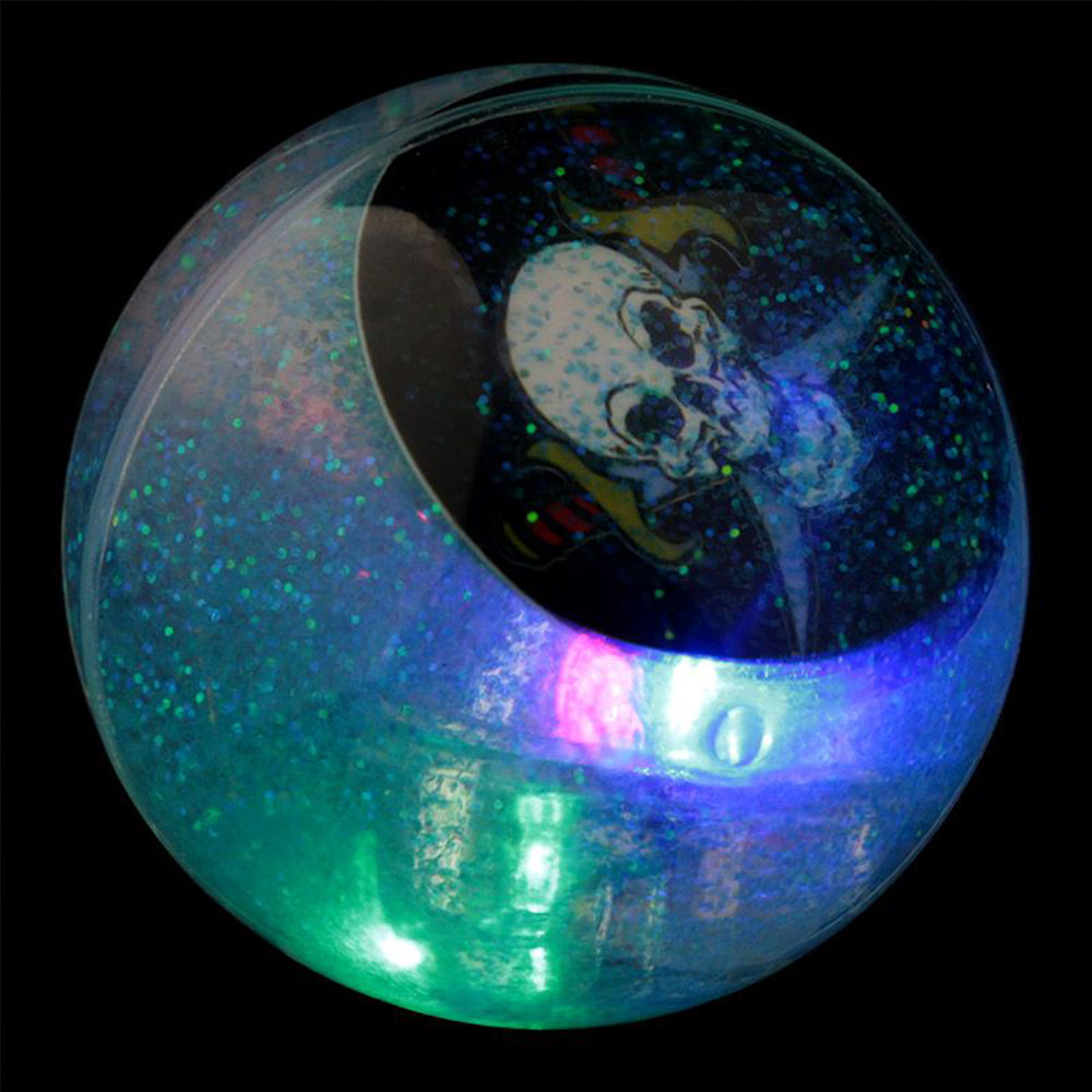 Pirate LED Flashing Bouncy Ball | Single | Party Bag Gift | Cracker Filler