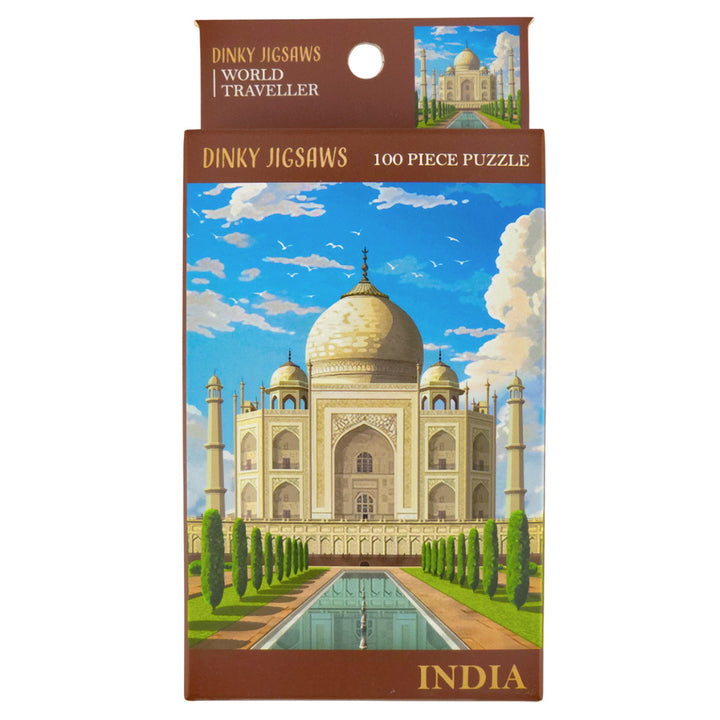 World Travels Dinky Jigsaw Puzzle | 100 Pieces | Little Gift