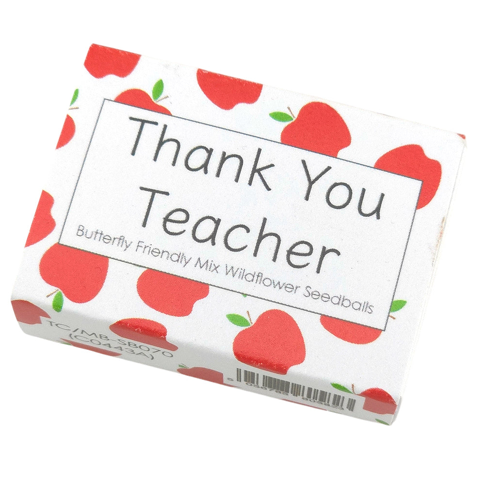 Thank You Teacher | Seedball Matchbox | Butterfly Mix | Cracker Filler | Mini Gift