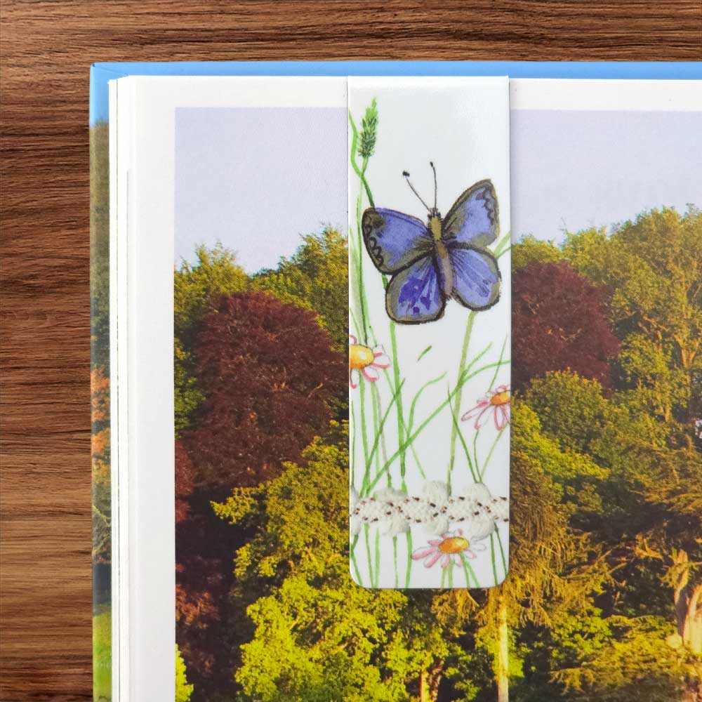 Pretty Butterfly | Double Sided Magnetic Bookmark | Mini Gift | Cracker Filler