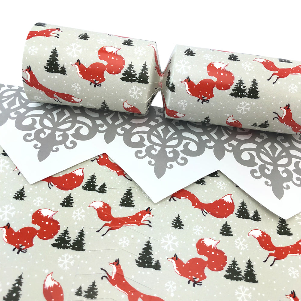 Christmas Fox | Cracker Making Craft Kit | Make & Fill Your Own