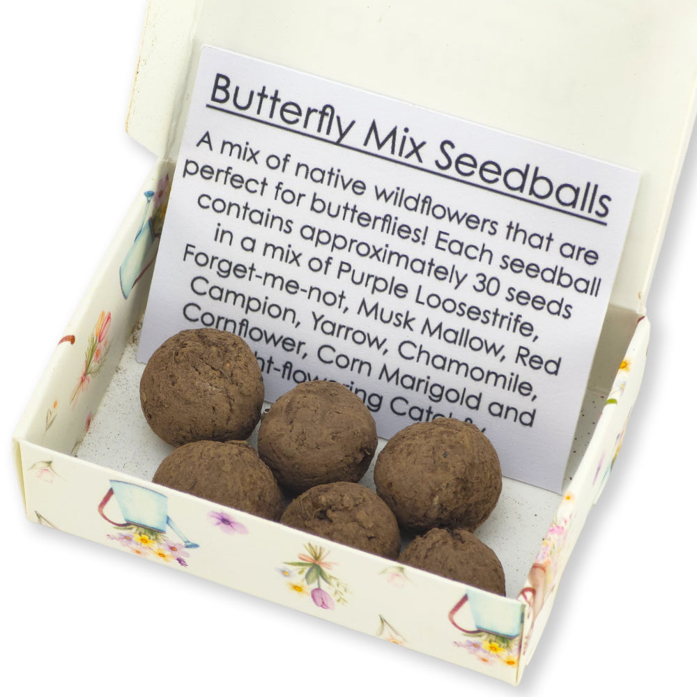 Mum in a Million | Box of 6 Seedballs | Butterfly Mix | Mini Gift | Cracker Filler