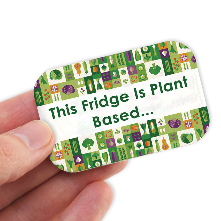 This Fridge Is Plant Based… | Fridge Magnet | Little Gift | Cracker Filler