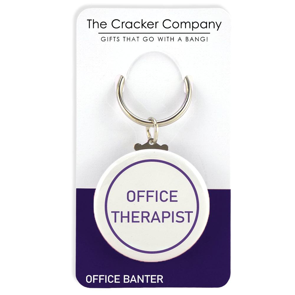 Office Therapist | Fun Keyring | Office Banter | Cracker Filler Gift